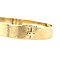 vintage Gouden vintage bangle met gravure 14 krt