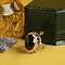 vintage Gouden vintage ring met granaat 14 krt