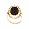 vintage Gouden vintage ring met granaat 14 krt