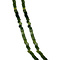 vintage Vintage jade collier met gouden sluiting 14 krt