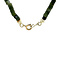 vintage Vintage jade necklace with gold clasp 14 kt