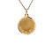 vintage Gouden vintage kreeft hanger 14 krt