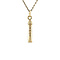 vintage Gouden vintage Amsterdammertje hanger 14 krt
