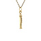 vintage Gouden vintage Amsterdammertje hanger 14 krt