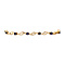 vintage Gouden vintage armband met saffier 18 krt