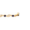 vintage Gouden vintage armband met saffier 18 krt