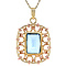 vintage Gold vintage pendant with spinel 14 kt