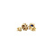 vintage Golden vintage entourage stud earrings with sapphire and zirconia 14 kt