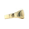 vintage Gouden vintage zegelring met saffier 14 krt
