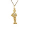 vintage Golden vintage Manneken Pis pendant 18 kt
