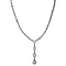 vintage Witgouden vintage entourage collier met diamant 18 krt