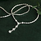 vintage Witgouden vintage entourage collier met diamant 18 krt