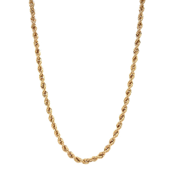 vintage Gouden vintage koord collier 14 krt