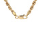 vintage Gouden vintage koord collier 14 krt
