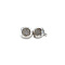 vintage White gold vintage stud earrings with diamond 14 kt