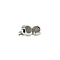 vintage White gold vintage stud earrings with diamond 14 kt