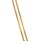 vintage Gouden vintage collier met robijn en diamant 18 krt