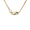 vintage Gouden vintage collier met robijn en diamant 18 krt