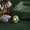 vintage Gouden vintage entourage ring met parel en granaat 14 krt