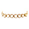 vintage Roségouden vintage armband met parel 14 krt
