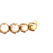 vintage Rose gold vintage bracelet with pearl 14 kt