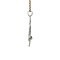 vintage Witgouden vintage hanger met diamant 14 krt