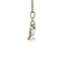 vintage Gouden vintage hanger met parel en diamant 14 krt