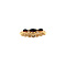 vintage Gouden vintage broche met granaat 14 krt