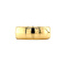 vintage Gouden gladde ring 18 krt