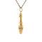 vintage Gold vintage bowling pin pendant 14 kt