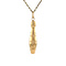 vintage Gold vintage bowling pin pendant 14 kt