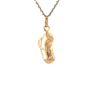 Rose-gold shoe pendant 18 kt