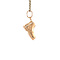 vintage Roségouden vintage schoen hanger 18 krt