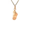 vintage Roségouden vintage schoen hanger 18 krt