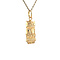 vintage Golden vintage owl pendant 14 carat