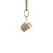 vintage Gouden vintage vingerhoed hanger 14 krt