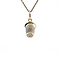 vintage Gouden vintage vingerhoed hanger 14 krt