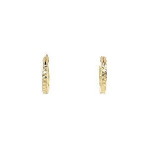 Golden fantasy earrings 14 carat