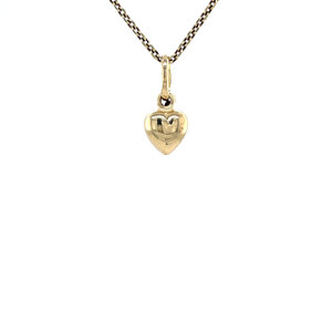 14 ct gold heart pendant