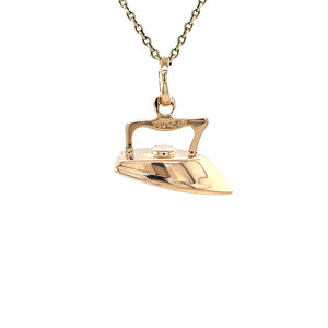 Gold iron pendant 14 kt