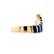 vintage Golden vintage ring with lapis lazuli 14 kt