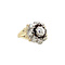 vintage Vintage ring met roosdiamant 12 krt