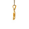 vintage Gouden vintage ster hanger met diamant 22 krt
