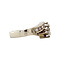 vintage Witgouden vintage slag ring met diamant 14 krt