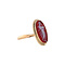vintage Gouden vintage ring met sard camee 14 krt