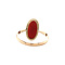 vintage Golden vintage ring with sardonyx cameo 14 ct