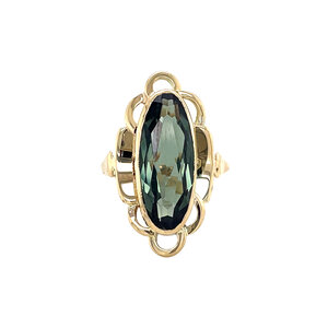 Gouden ring met spinel 14 krt