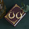 vintage Gouden vintage fantasie oorringen 18 krt