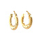 vintage Gold vintage fantasy earrings 18 kt