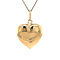 vintage Gouden vintage hart hanger 14 krt